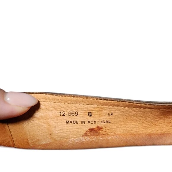 Sebago Shoes Womens Size 6 Tan Suede Comfort Wedge Flats - Picture 8 of 8